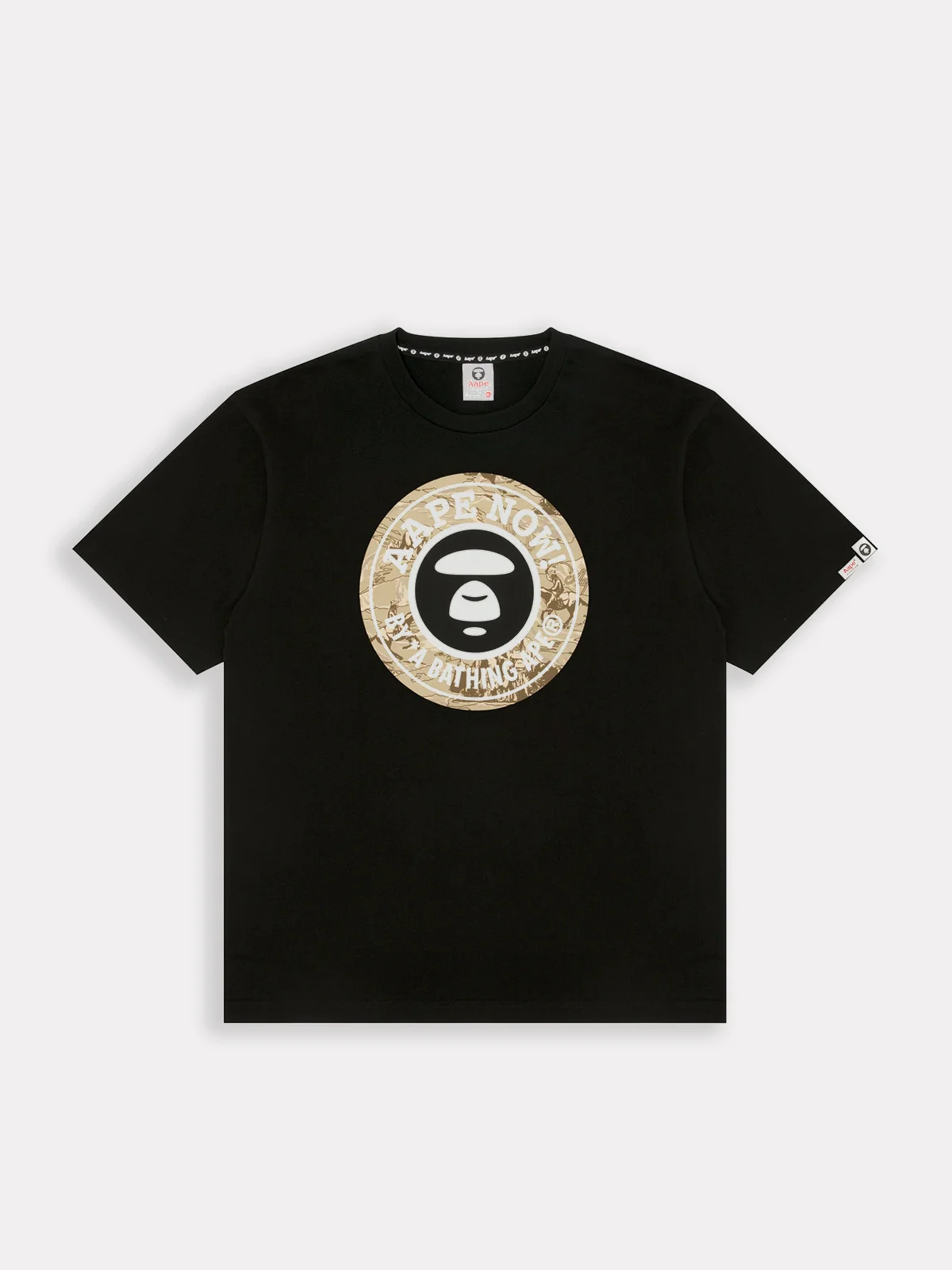 AAPE Áo Thun Ngắn Tay Nam - AAPENOW moonface tee