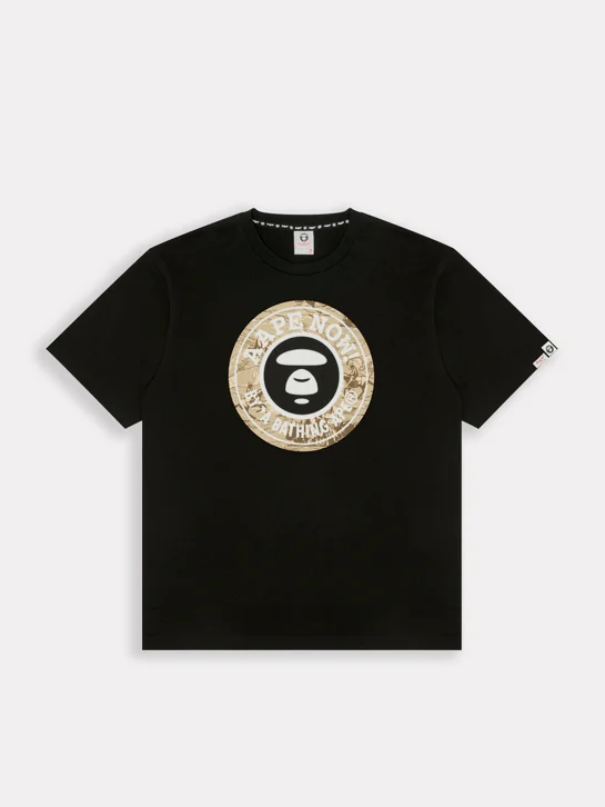 AAPE Áo Thun Ngắn Tay Nam - AAPENOW moonface tee