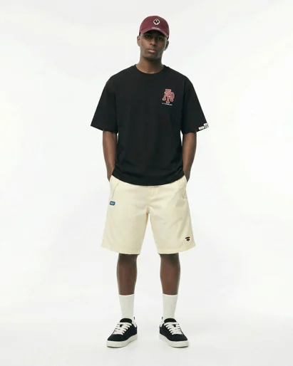 AAPE Áo Thun Ngắn Tay Nam - AAPENOW camo moonface tee