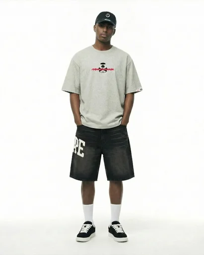 AAPE Áo Thun Ngắn Tay Nam - AAPEUNVS graphic tee