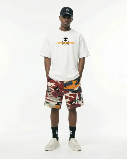 AAPE Áo Thun Ngắn Tay Nam - AAPEUNVS graphic tee