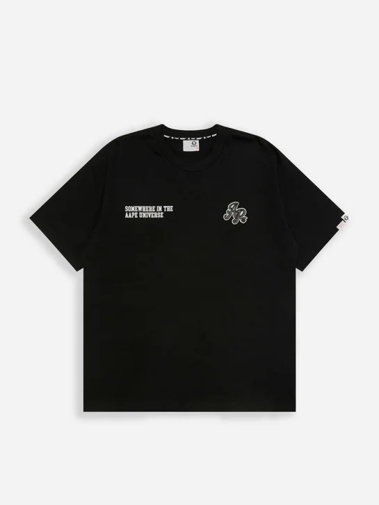 AAPE Áo Thun Ngắn Tay Nam - AAPEUNVS logo patch tee