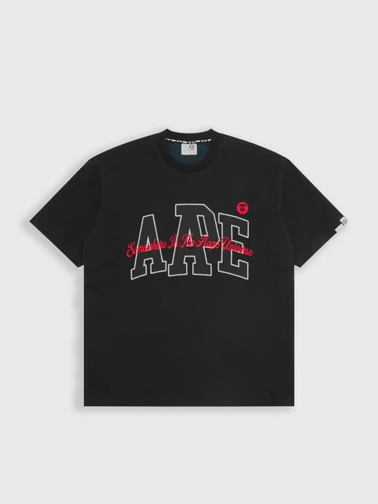AAPE Áo Thun Ngắn Tay Nam - Camo logo tee