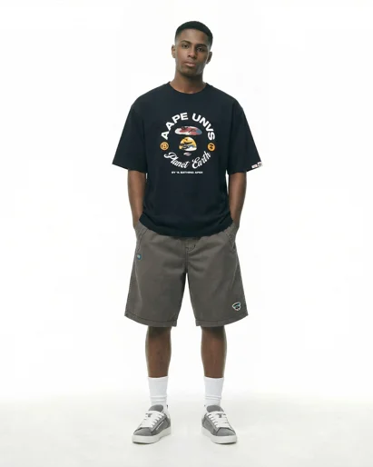 AAPE Áo Thun Ngắn Tay Nam - AAPEUNVS graphic tee