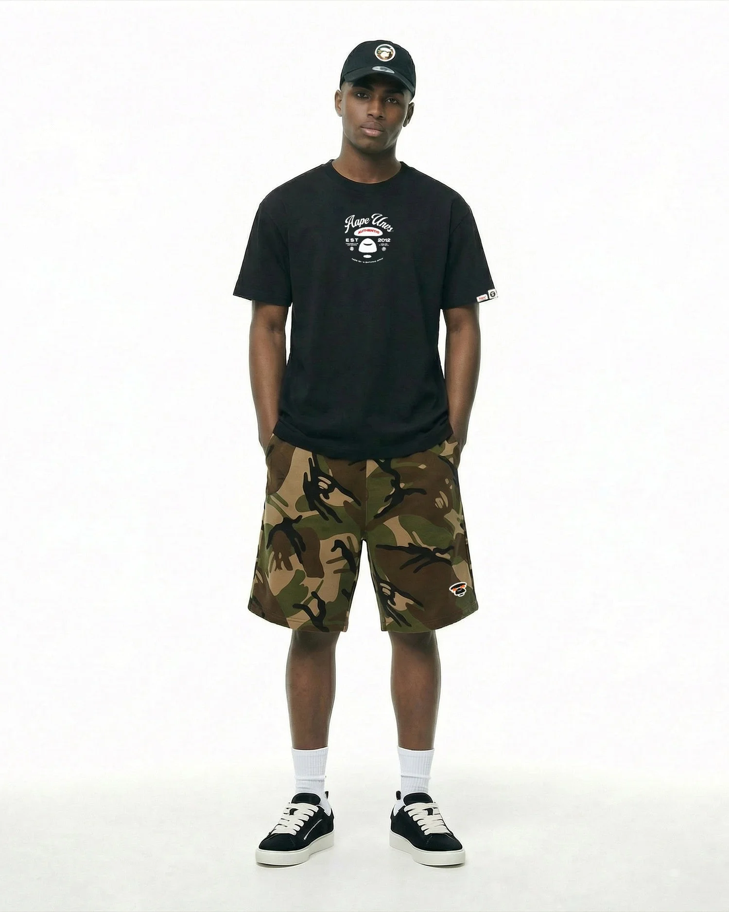 AAPE Áo Thun Ngắn Tay Nam - AAPEUNVS graphic tee