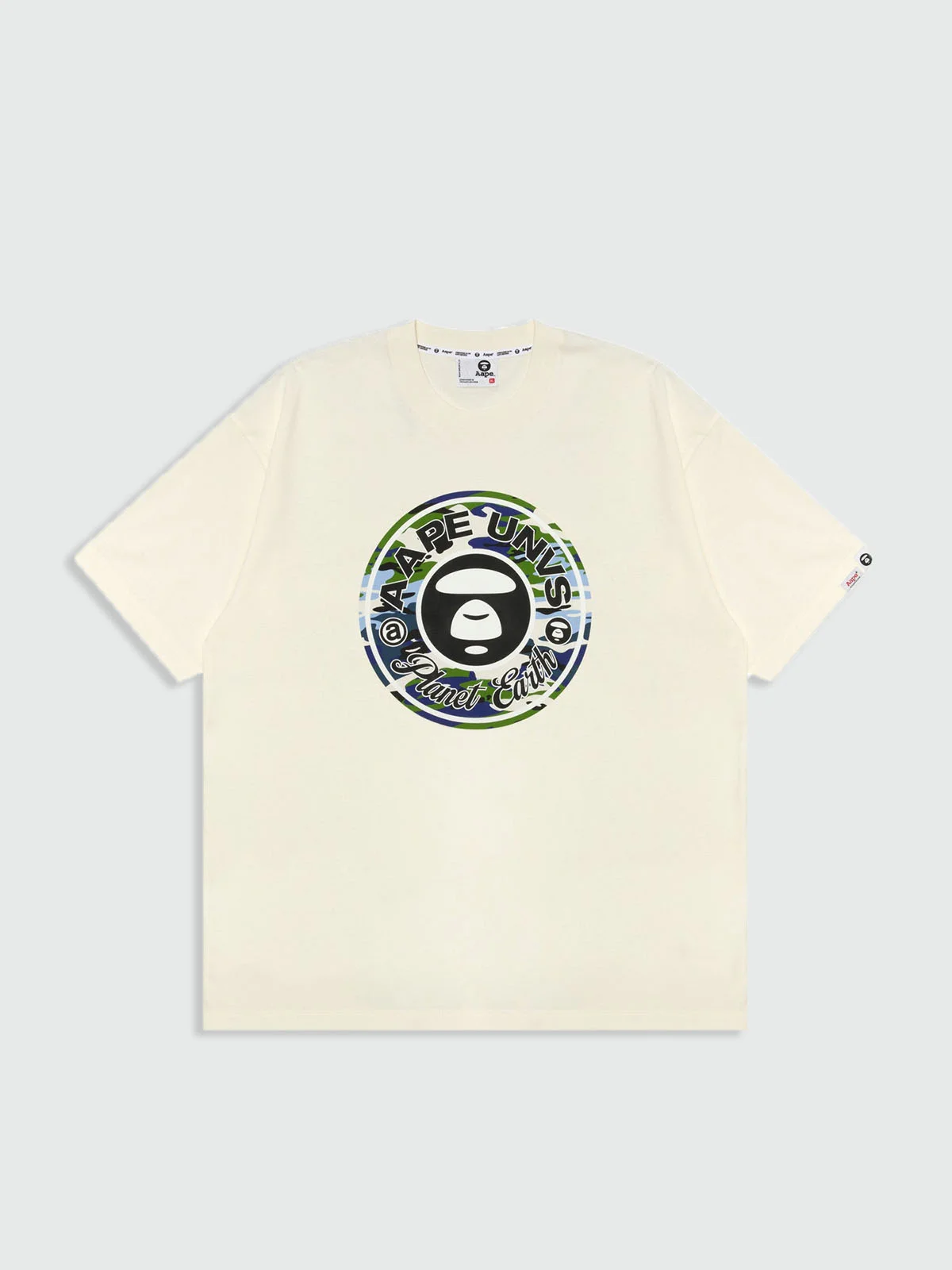 AAPE Áo Thun Ngắn Tay Nam - AAPEUNVS moonface tee