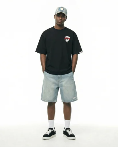 AAPE Áo Thun Ngắn Tay Nam - AAPEUNVS graphic tee