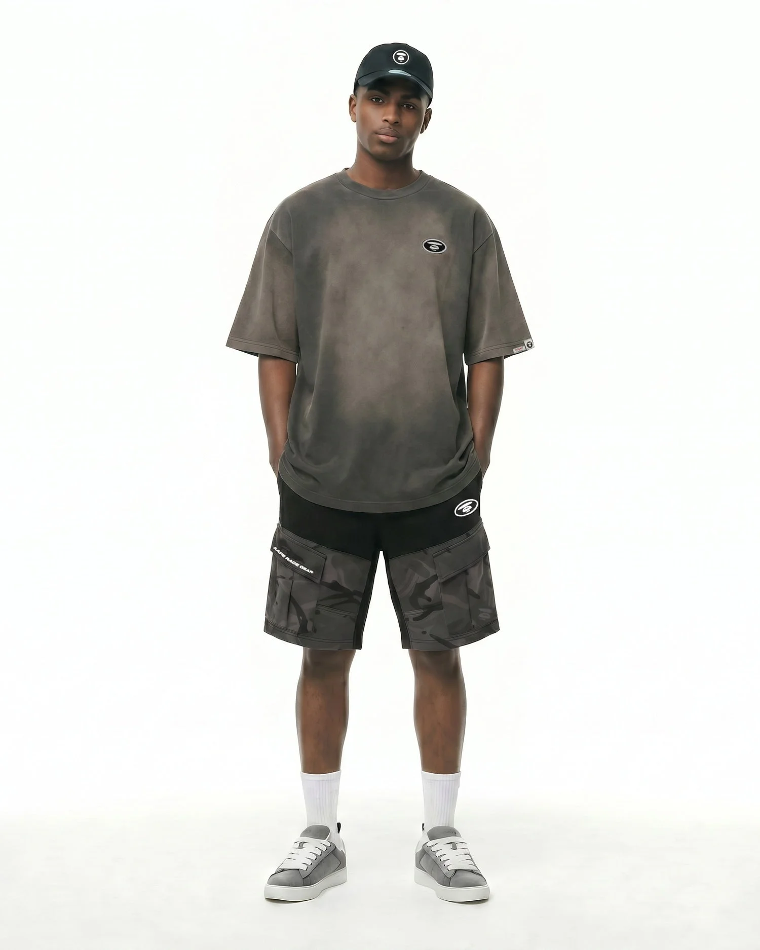 AAPE Áo Thun Ngắn Tay Nam  -  AAPEUNVS graphic tee