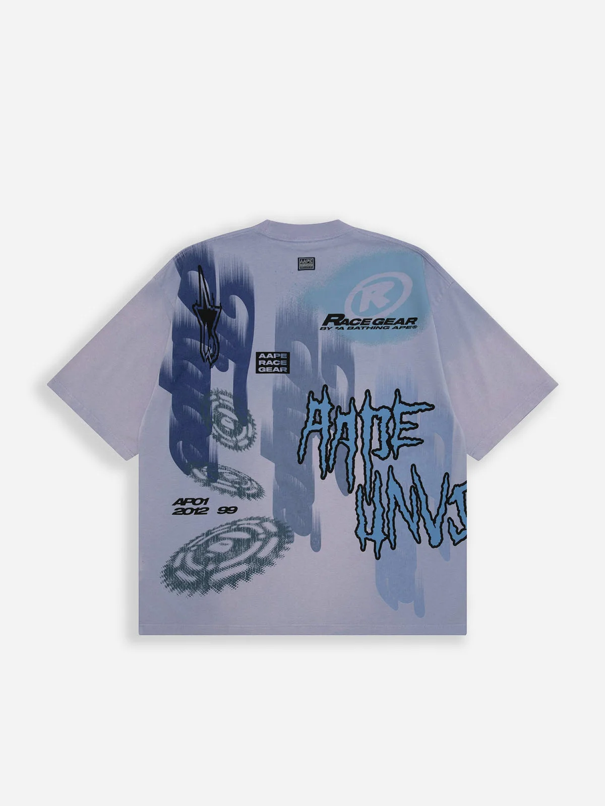 AAPE Áo Thun Ngắn Tay Nam  -  AAPEUNVS graphic tee