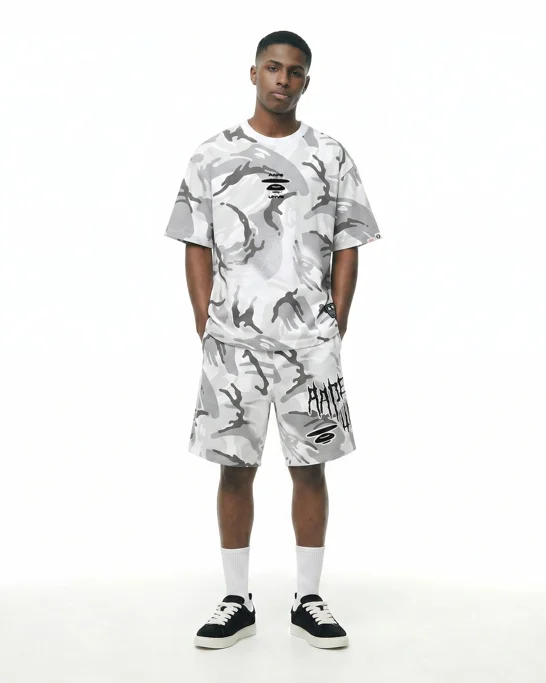 AAPE Áo Thun Ngắn Tay Nam - AAPEUNVS moonface tee