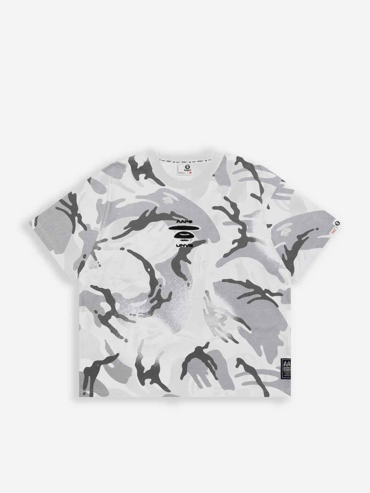 AAPE Áo Thun Ngắn Tay Nam - AAPEUNVS moonface tee