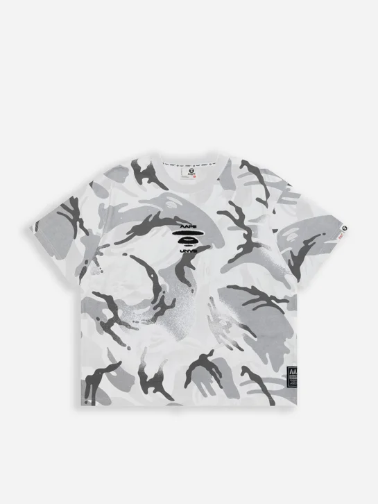 AAPE Áo Thun Ngắn Tay Nam - AAPEUNVS moonface tee