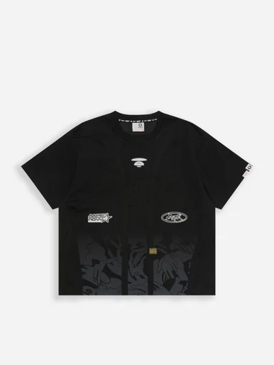 AAPE Áo Thun Ngắn Tay Nam - AAPENOW moonface tee