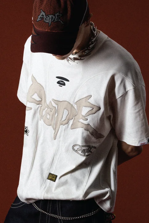 AAPE Áo Thun Ngắn Tay Nam - AAPENOW moonface tee