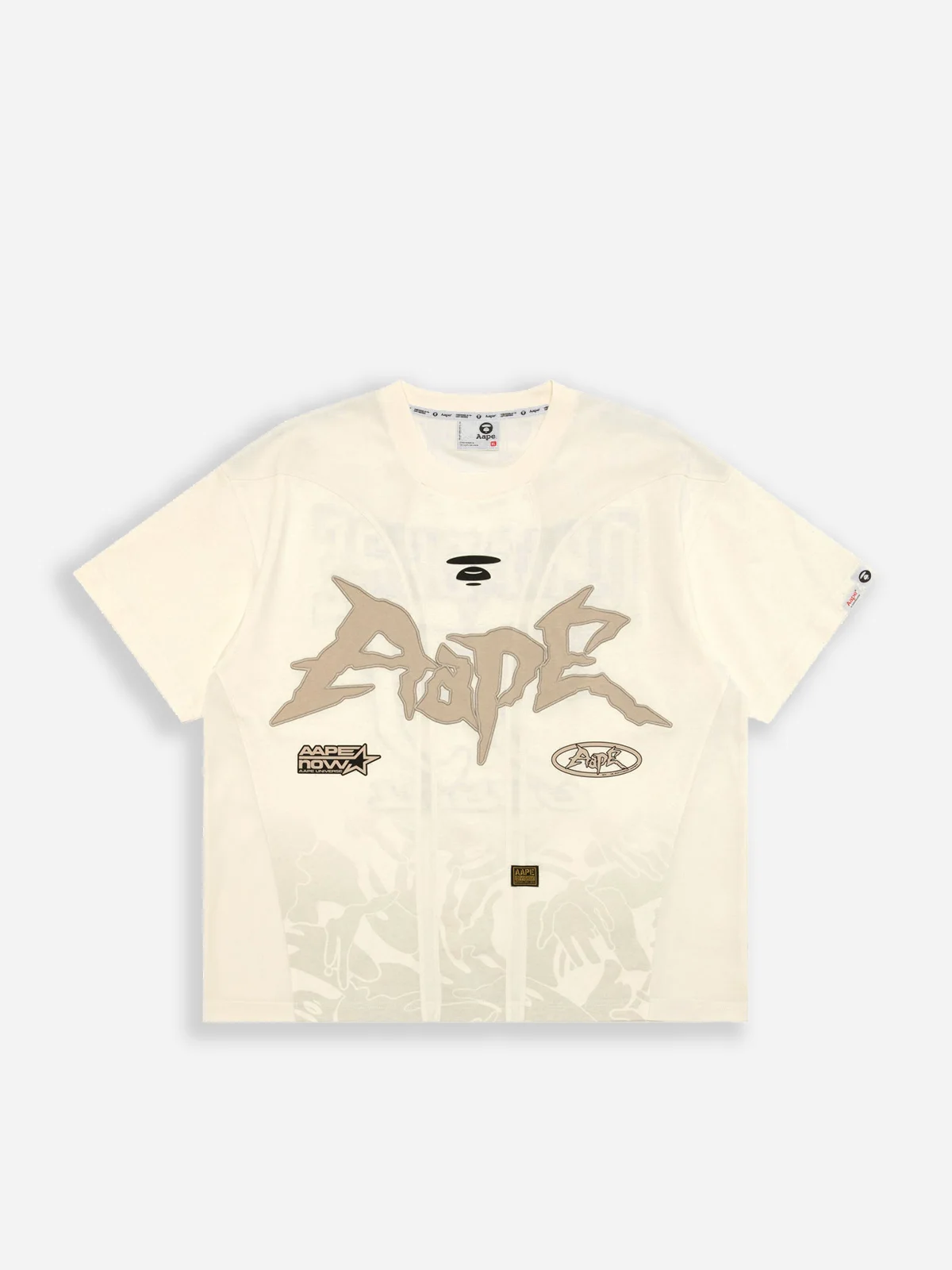 AAPE Áo Thun Ngắn Tay Nam - AAPENOW moonface tee