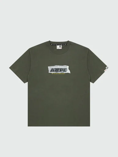 AAPE Áo Thun Ngắn Tay Nam - AAPEUNVS graphic tee