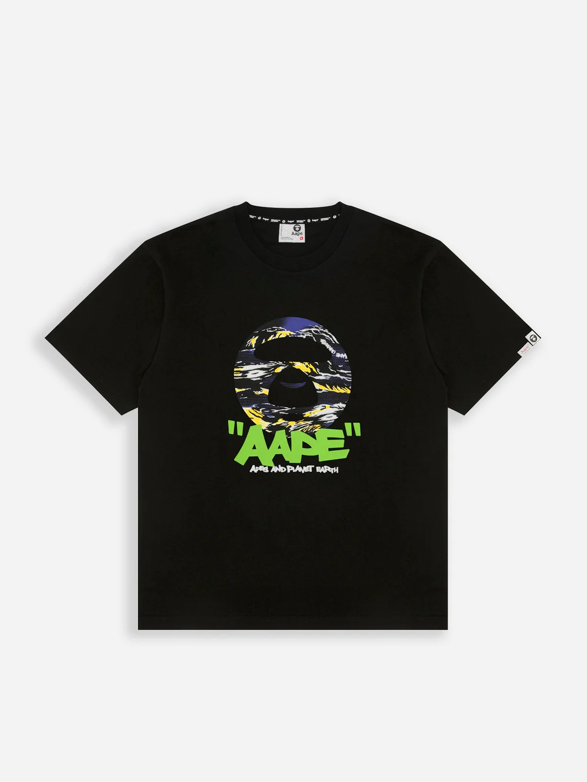 AAPE Áo Thun Ngắn Tay Nam - AAPEUNVS moonface graphic tee