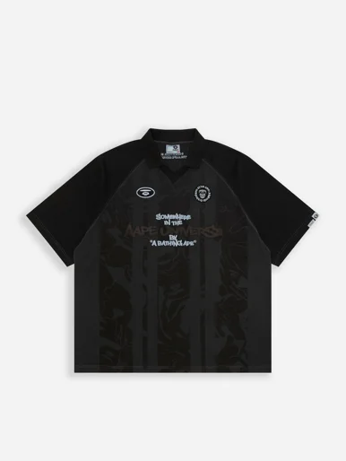 AAPE Áo Thun Ngắn Tay Nam - AAPEUNVS moonface jersey tee