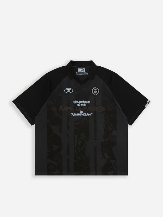 AAPE Áo Thun Ngắn Tay Nam - AAPEUNVS moonface jersey tee