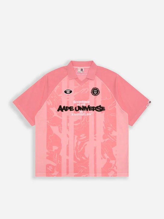 AAPE Áo Thun Ngắn Tay Nam - AAPEUNVS moonface jersey tee