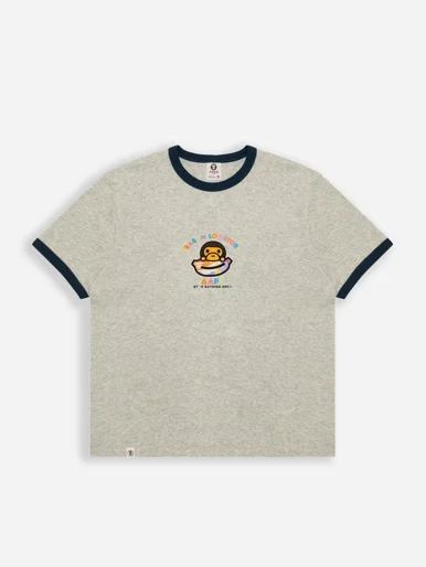 AAPE Áo Thun Ngắn Tay Nam - X Baby Milo Store tee