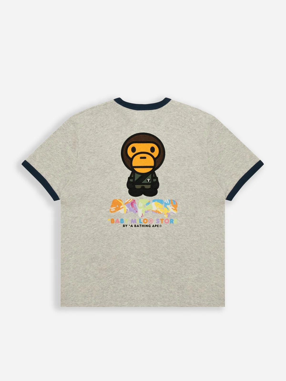 AAPE Áo Thun Ngắn Tay Nam  -  X Baby Milo Store tee