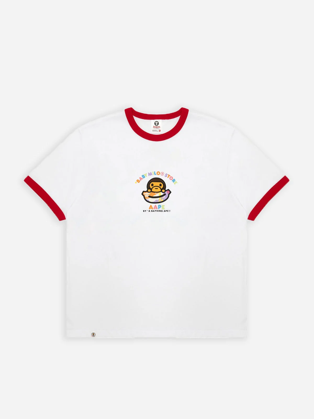 AAPE Áo Thun Ngắn Tay Nam  -  X Baby Milo Store tee