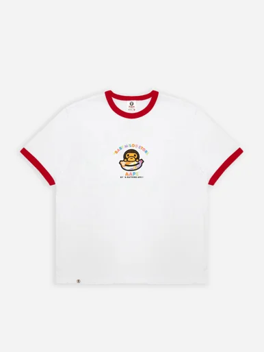 AAPE Áo Thun Ngắn Tay Nam - X Baby Milo Store tee