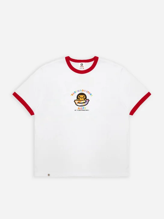 AAPE Áo Thun Ngắn Tay Nam - X Baby Milo Store tee
