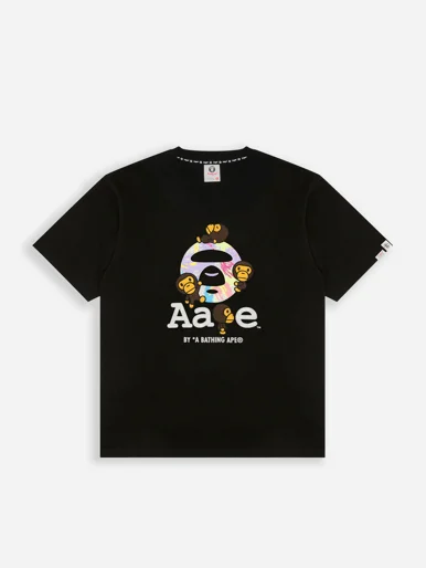 AAPE Áo Thun Ngắn Tay Nam - X Baby Milo Store tee