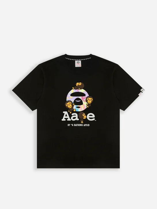 AAPE Áo Thun Ngắn Tay Nam - X Baby Milo Store tee