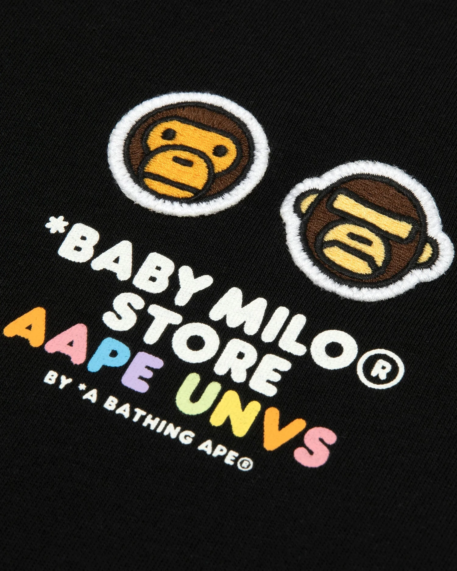 AAPE Áo Thun Ngắn Tay Nam  -  X Baby Milo Store tee