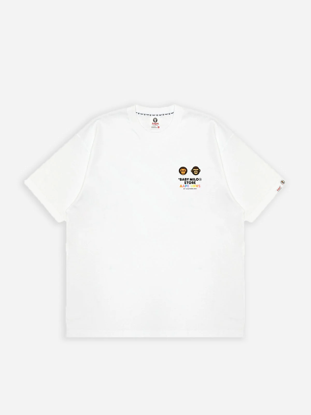 AAPE Áo Thun Ngắn Tay Nam  -  X Baby Milo Store tee