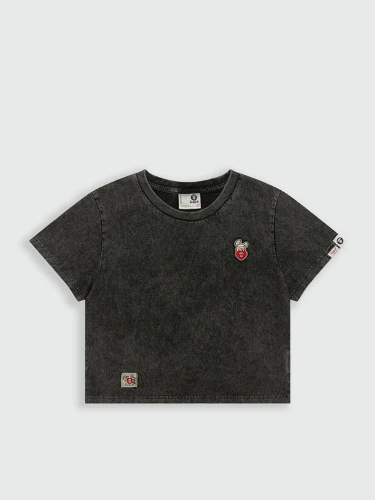 AAPE Áo Thun Ngắn Tay Nữ - AAPEUNVS cropped tee