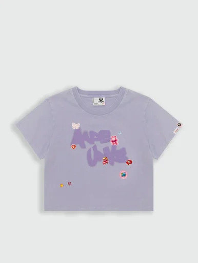 AAPE Áo Thun Ngắn Tay Nữ - AAPEUNVS graphic tee