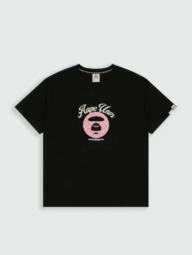 AAPE Áo Thun Ngắn Tay Nữ - AAPEUNVS moonface tee