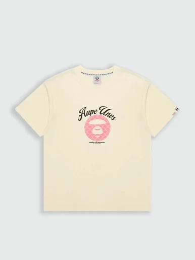 AAPE Áo Thun Ngắn Tay Nữ - AAPEUNVS moonface tee
