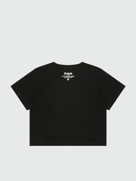 AAPE Áo Thun Ngắn Tay Nữ - AAPEUNVS moonface cropped tee