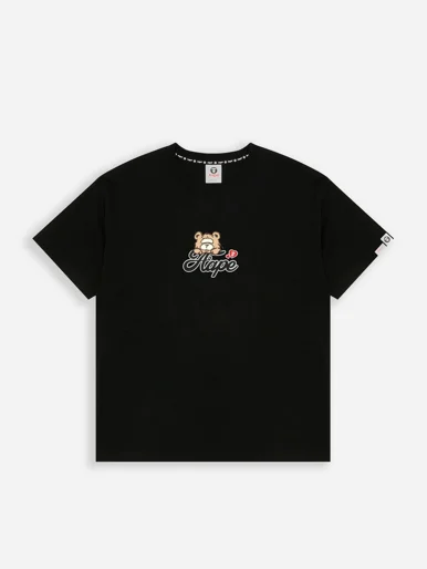 AAPE Áo Thun Ngắn Tay Nữ - Logo graphic tee