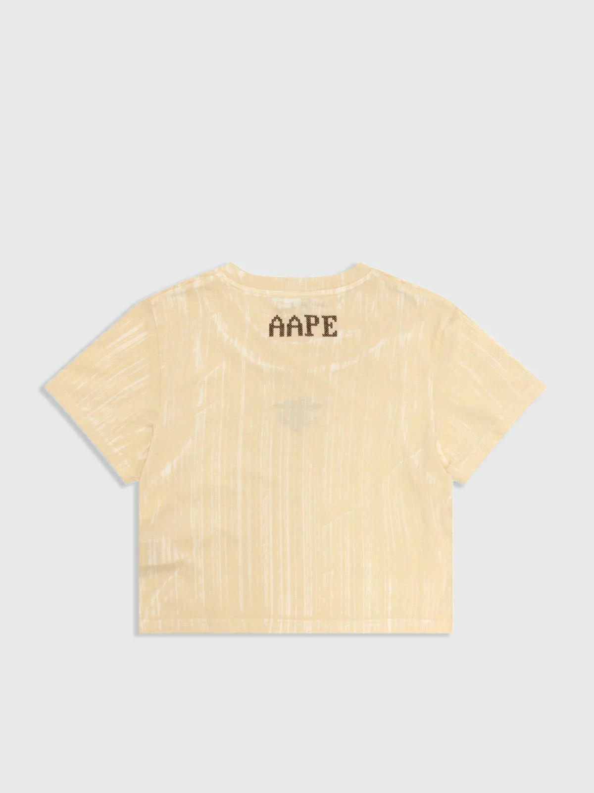 AAPE Áo Thun Ngắn Tay Nữ - Moonface cropped tee