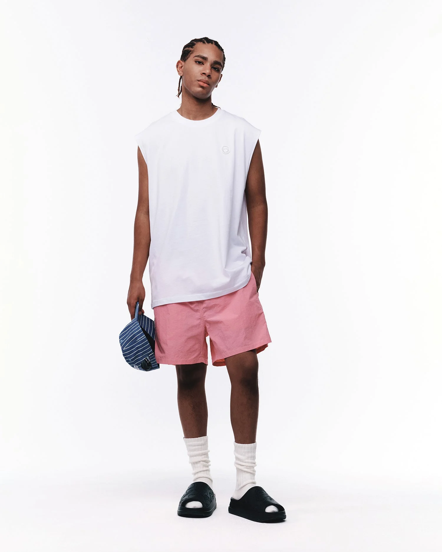 AAPE Áo Tank Nam - AAPENOW moonface tank top