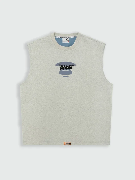 AAPE Áo Tank Nam - Moonface logo tank top