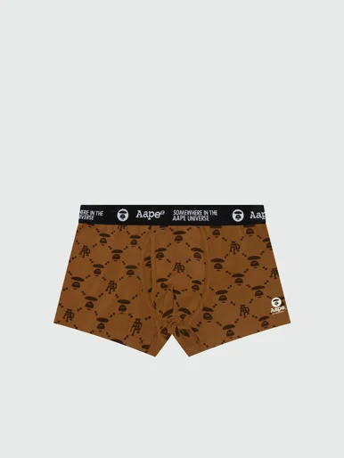 AAPE Quần Lót Nam - Moonface monogram boxers
