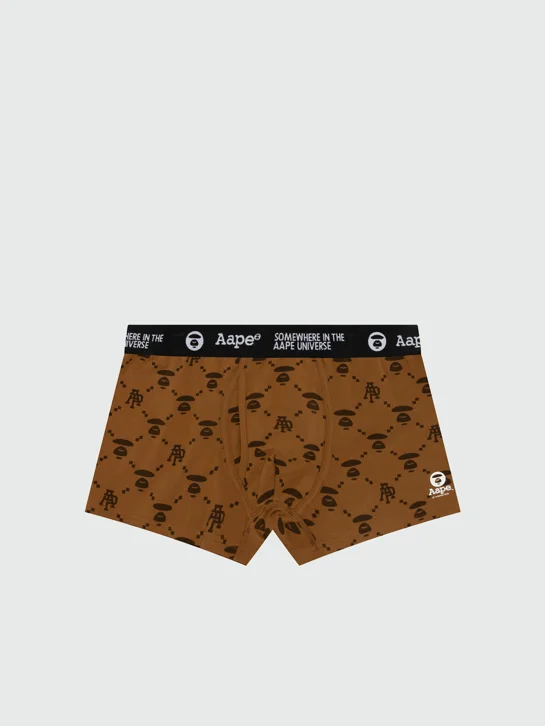 AAPE Quần Lót Nam - Moonface monogram boxers