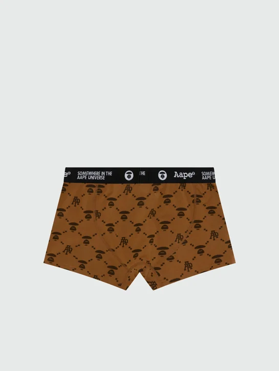 AAPE Quần Lót Nam - Moonface monogram boxers