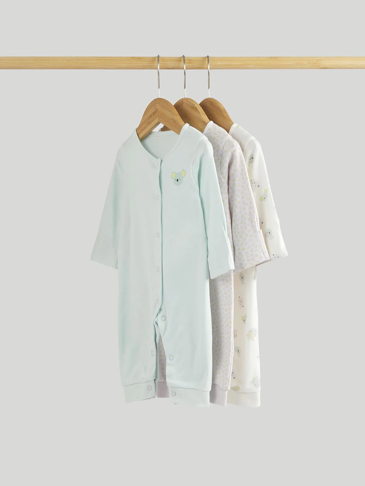 mothercare Bộ 3: áo liền quần bé gái