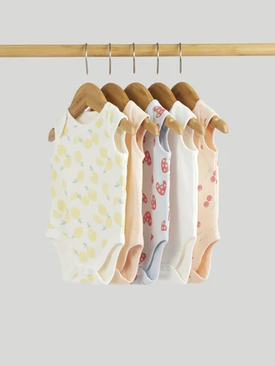 mothercare Bộ 5: áo liền quần bé gái
