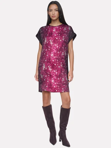 DKNY Đầm Nữ S/S Printed Shirt Dress