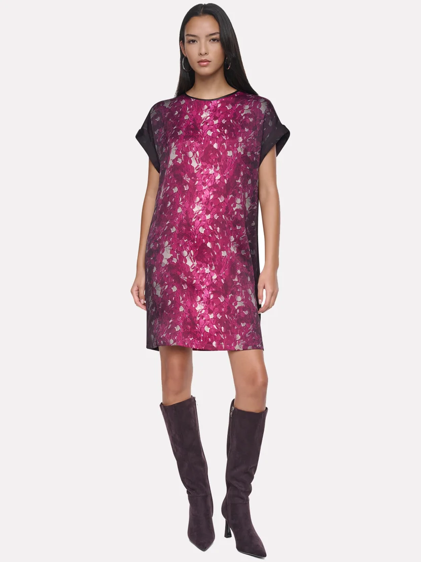 DKNY Đầm Nữ S/S Printed Shirt Dress