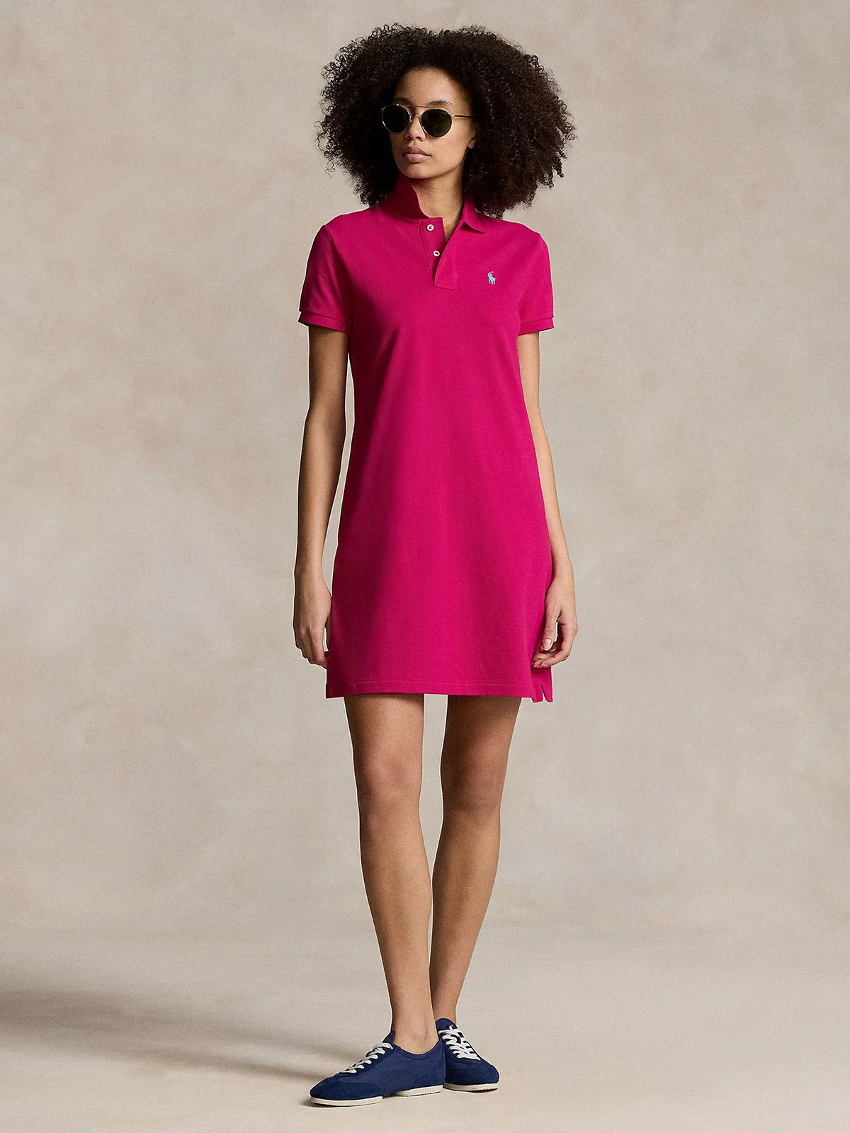 POLO RALPH LAUREN Đầm Nữ Cotton Mesh Polo Dress